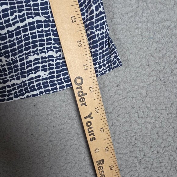 PrAna Tessie Shorts Womens Size Large Blue Thatch Black White Pull On Summer NWT - Picture 6 of 12